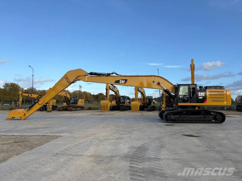 CAT 336F Long Reach Ekskavatori tālās sniedzamības darbiem