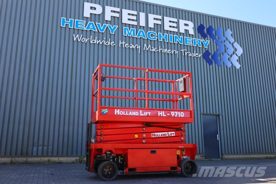 Holland Lift Ecostar HL-9710 Electric, 12m Working Height, 325k Scissor lifts