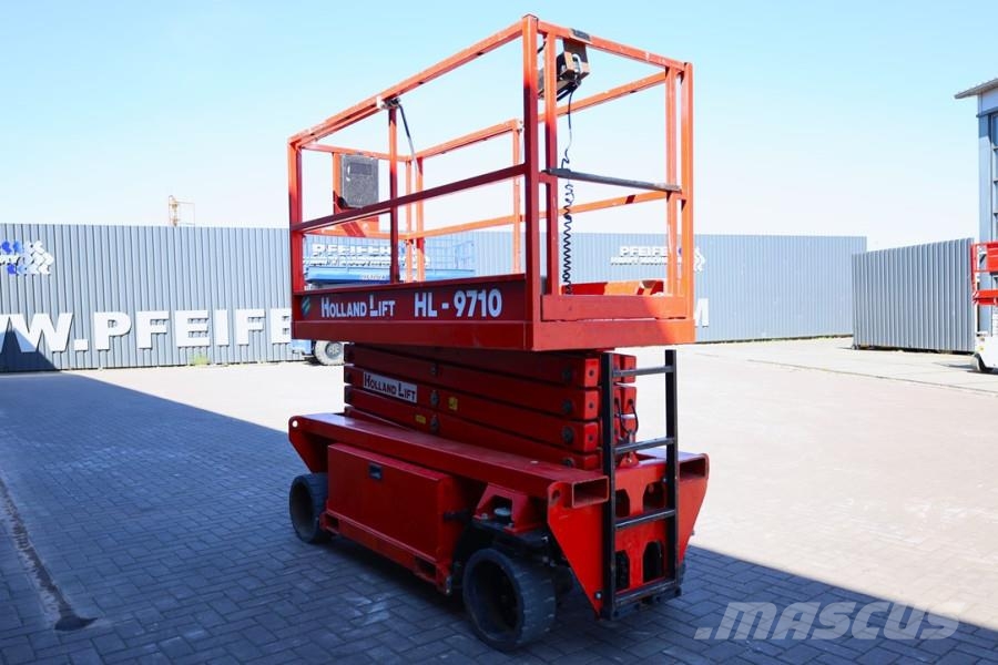 Holland Lift Ecostar HL-9710 Electric, 12m Working Height, 325k Scissor lifts