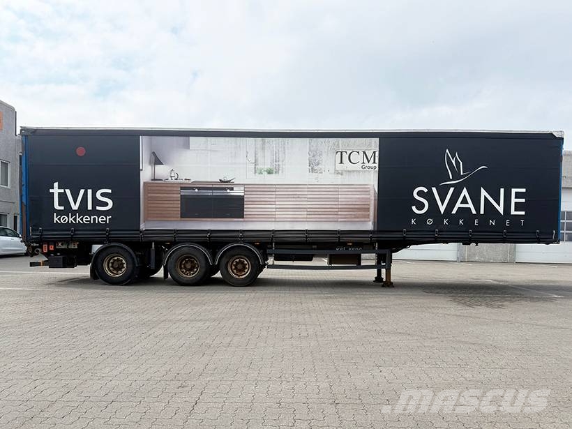 Kel-Berg 3 axle Curtainsider / Planenauflieger Poluprikolice sa ciradom