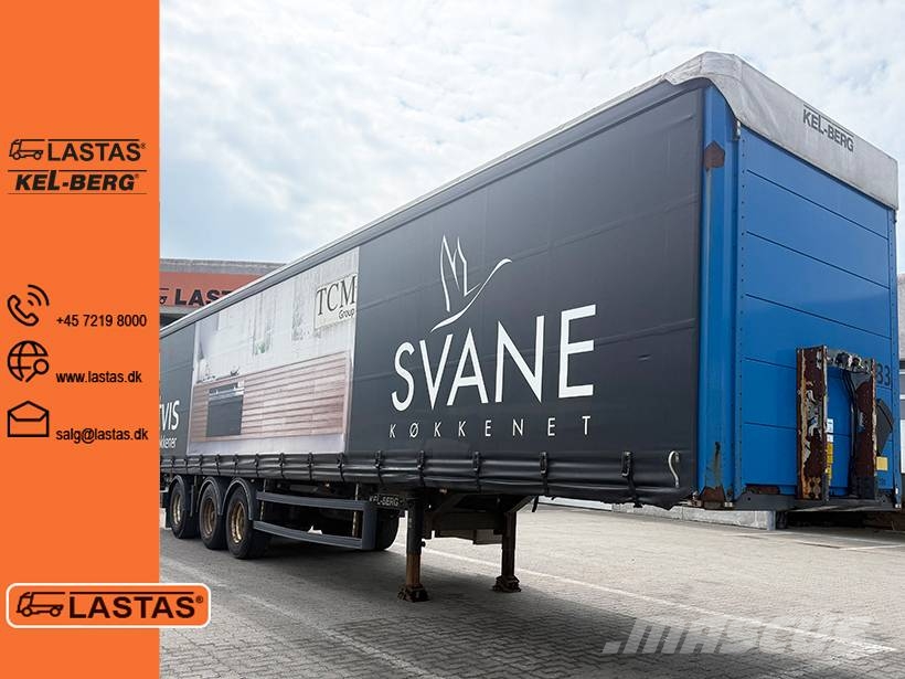 Kel-Berg 3 axle Curtainsider / Planenauflieger Poluprikolice sa ciradom