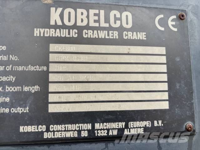 Kobelco CKE 800 Grúas de oruga