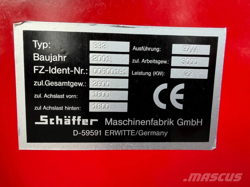 Schäffer 332 332 Mini iekrāvēji