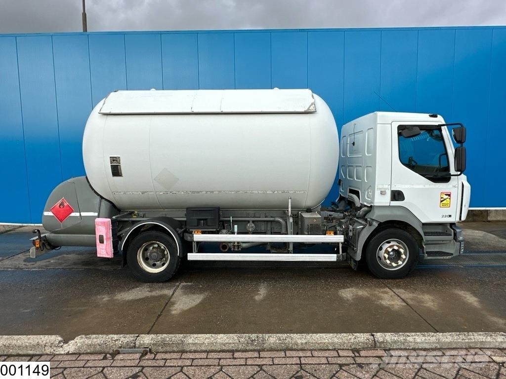 Renault Midlum 220 Dxi 16104 Liter, LPG GPL, Gastank, Stee شاحنات ذات صهاريج