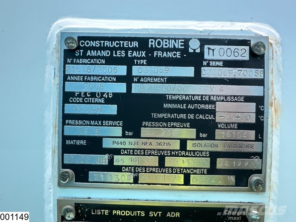 Renault Midlum 220 Dxi 16104 Liter, LPG GPL, Gastank, Stee شاحنات ذات صهاريج