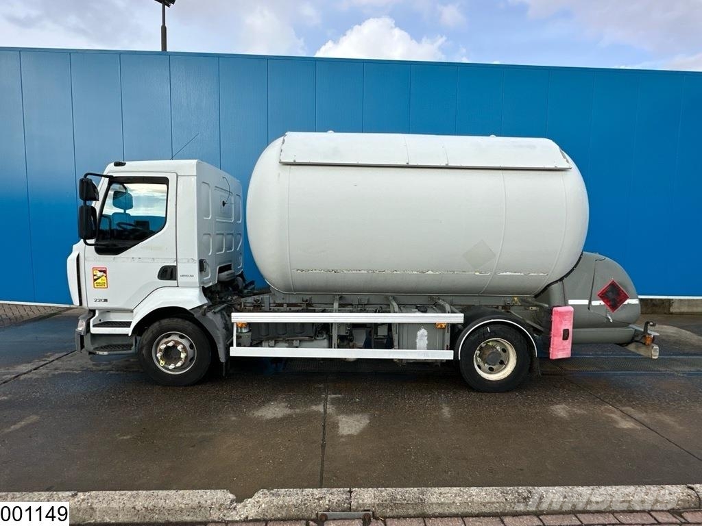 Renault Midlum 220 Dxi 16104 Liter, LPG GPL, Gastank, Stee شاحنات ذات صهاريج