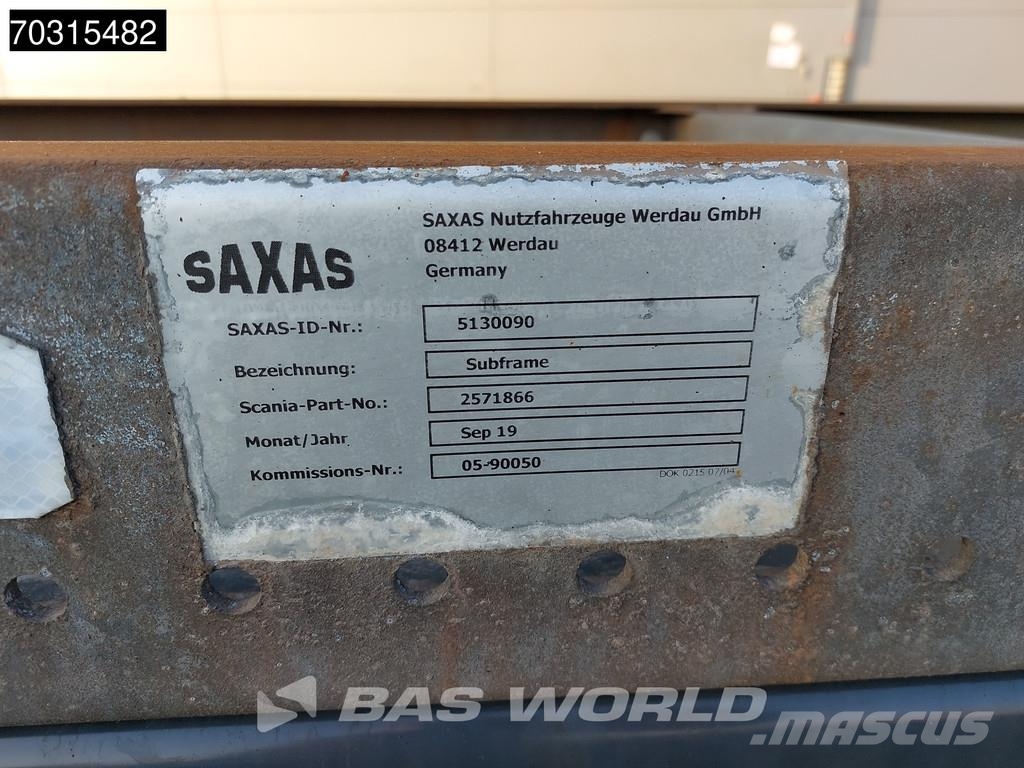 Scania P500 P 6X2 Full Air Zepro 2500kg Ladebordwand Lift Camiones desmontables