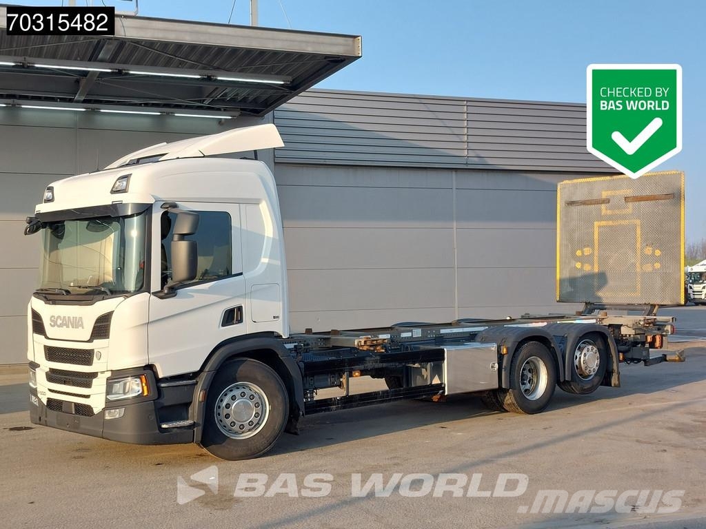 Scania P500 P 6X2 Full Air Zepro 2500kg Ladebordwand Lift Camiones desmontables