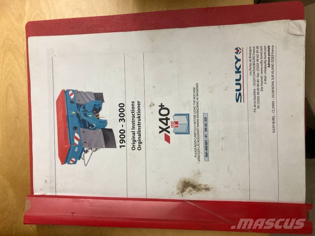 Sulky X 40+ Econov Esparcidoras de minerales