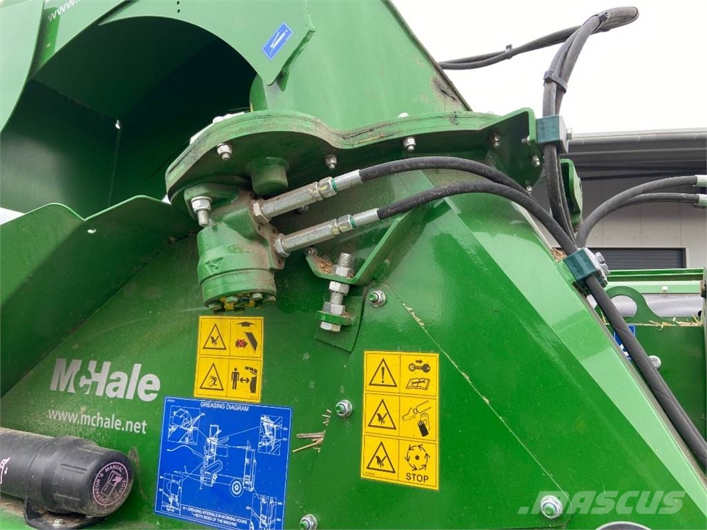 McHale Silgaeverteiler und Strohhäcksler "C 460" Besleyici, ventilatör ve asansörler