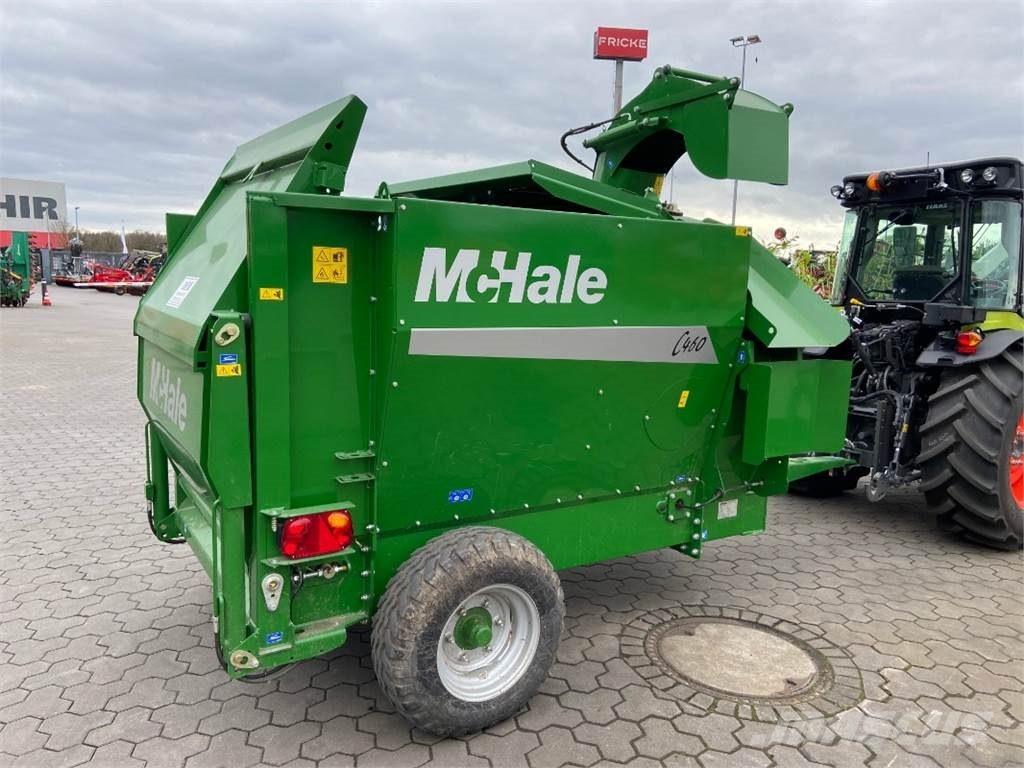 McHale Silgaeverteiler und Strohhäcksler "C 460" Besleyici, ventilatör ve asansörler