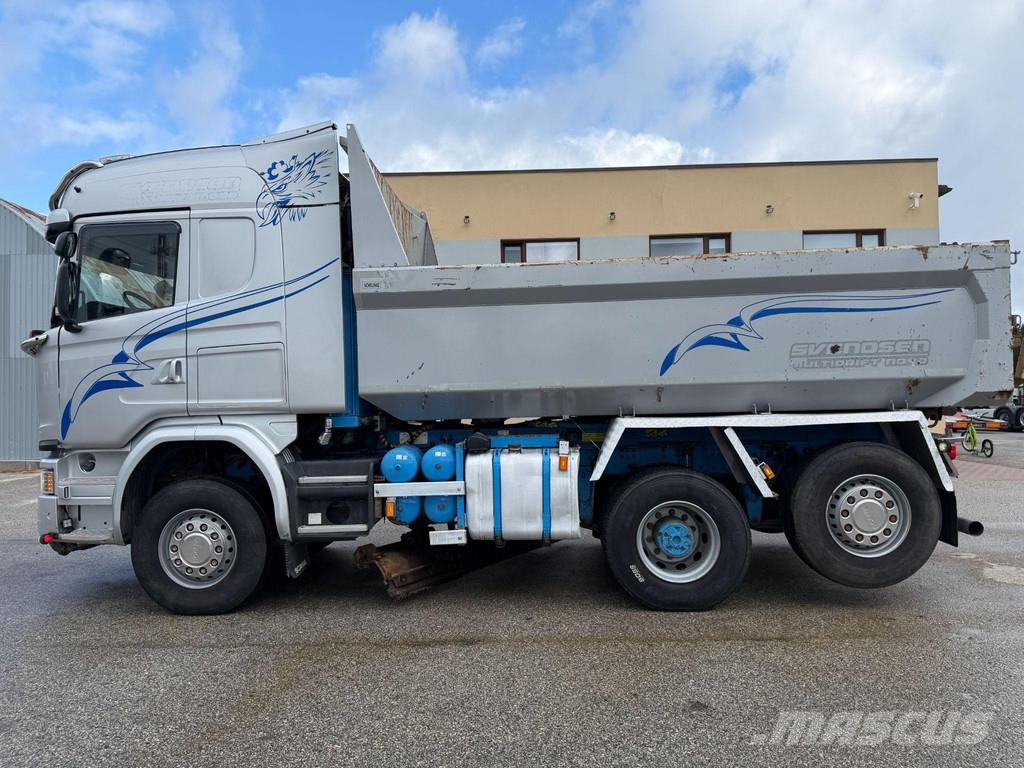 Scania G490 4X4+2 EURO6 + RETARDER + STEEL/AIR Billenő teherautók