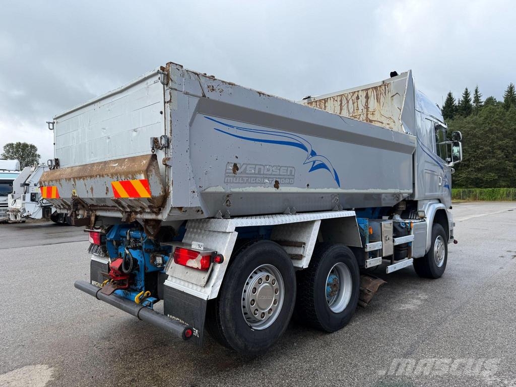 Scania G490 4X4+2 EURO6 + RETARDER + STEEL/AIR Billenő teherautók