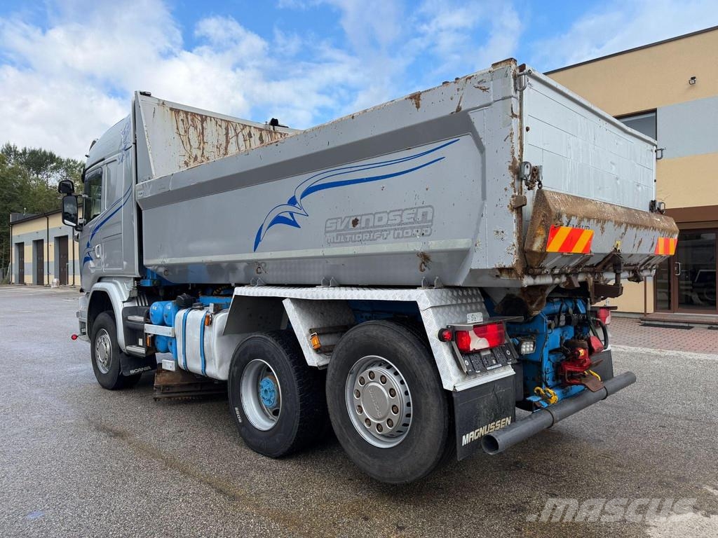 Scania G490 4X4+2 EURO6 + RETARDER + STEEL/AIR Billenő teherautók