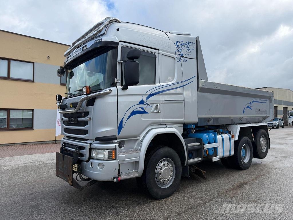 Scania G490 4X4+2 EURO6 + RETARDER + STEEL/AIR Billenő teherautók