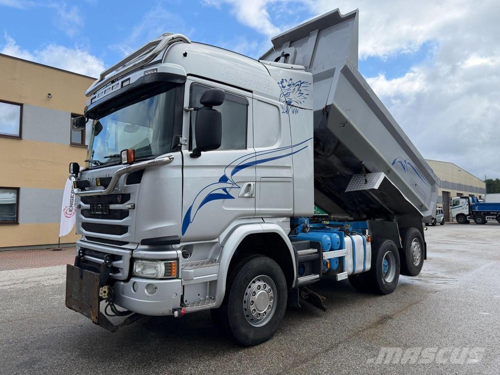 Scania G490 4X4+2 EURO6 + RETARDER + STEEL/AIR Billenő teherautók