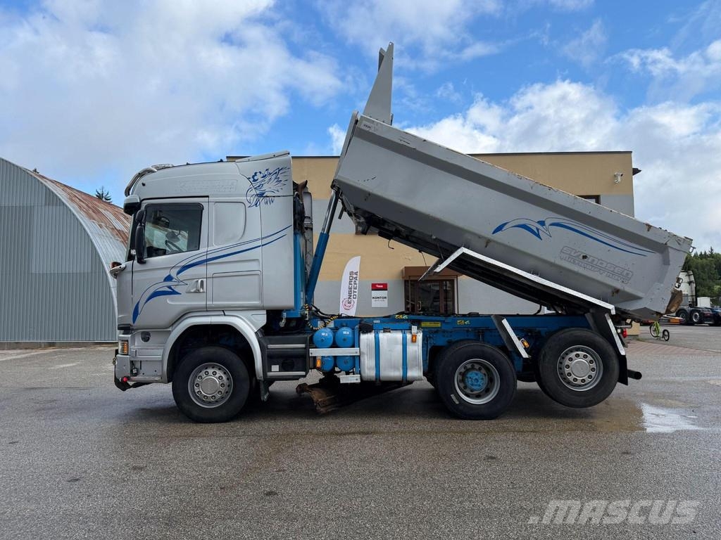 Scania G490 4X4+2 EURO6 + RETARDER + STEEL/AIR Billenő teherautók