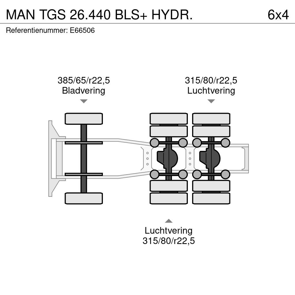 MAN TGS 26.440 BLS+ HYDR. Çekiciler