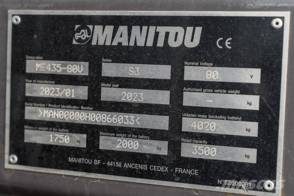 Manitou ME 435 Elektrische heftrucks