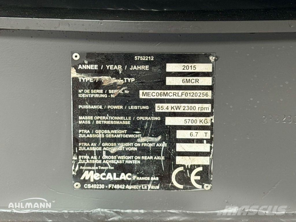 Mecalac 6 MCR Rupsgraafmachines