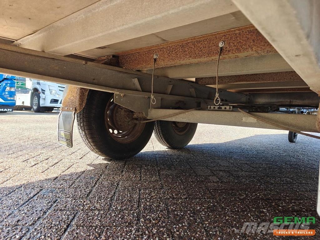 Saris P2000 2-Axle Trailer - Curtain Box 3.6m - Galvaniz Prikolica s ponjavo