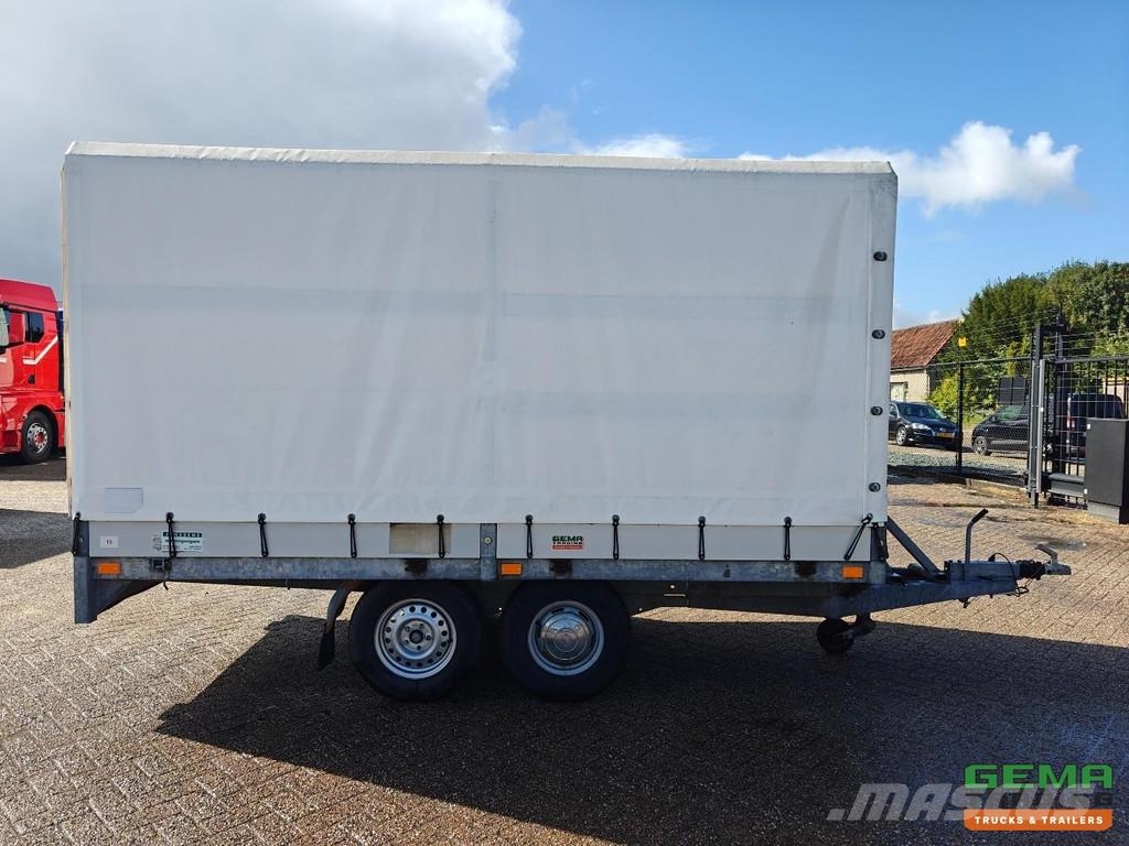 Saris P2000 2-Axle Trailer - Curtain Box 3.6m - Galvaniz Prikolica s ponjavo