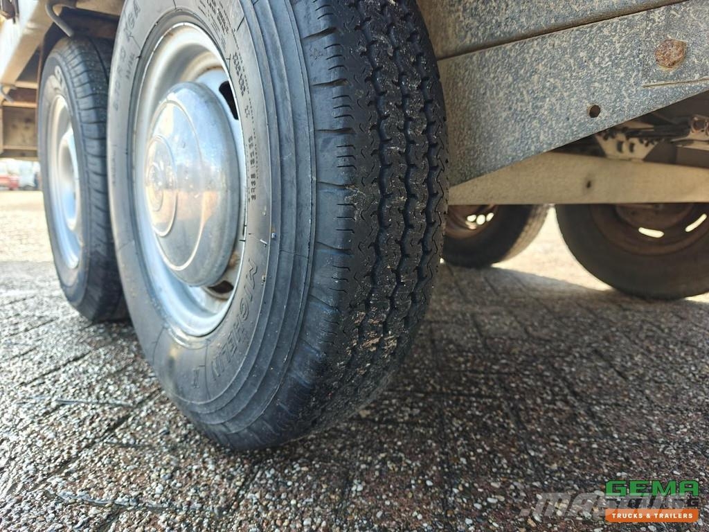 Saris P2000 2-Axle Trailer - Curtain Box 3.6m - Galvaniz Prikolica s ponjavo