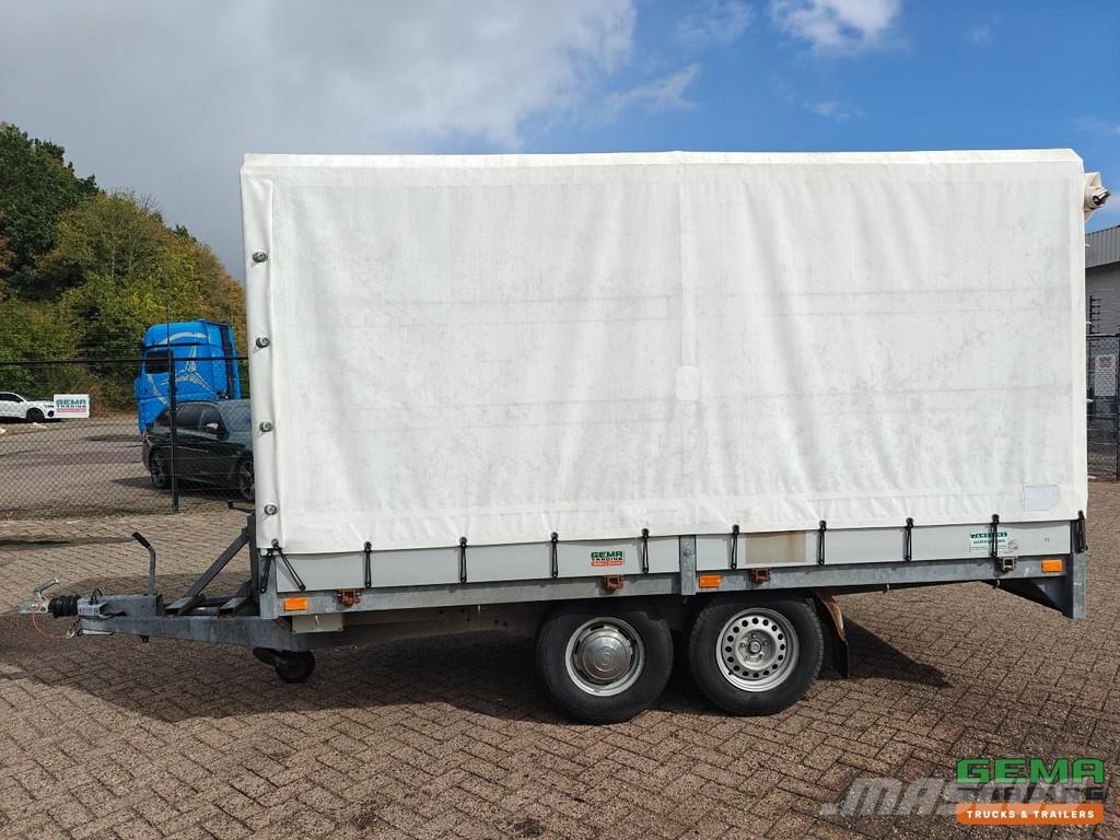 Saris P2000 2-Axle Trailer - Curtain Box 3.6m - Galvaniz Prikolica s ponjavo
