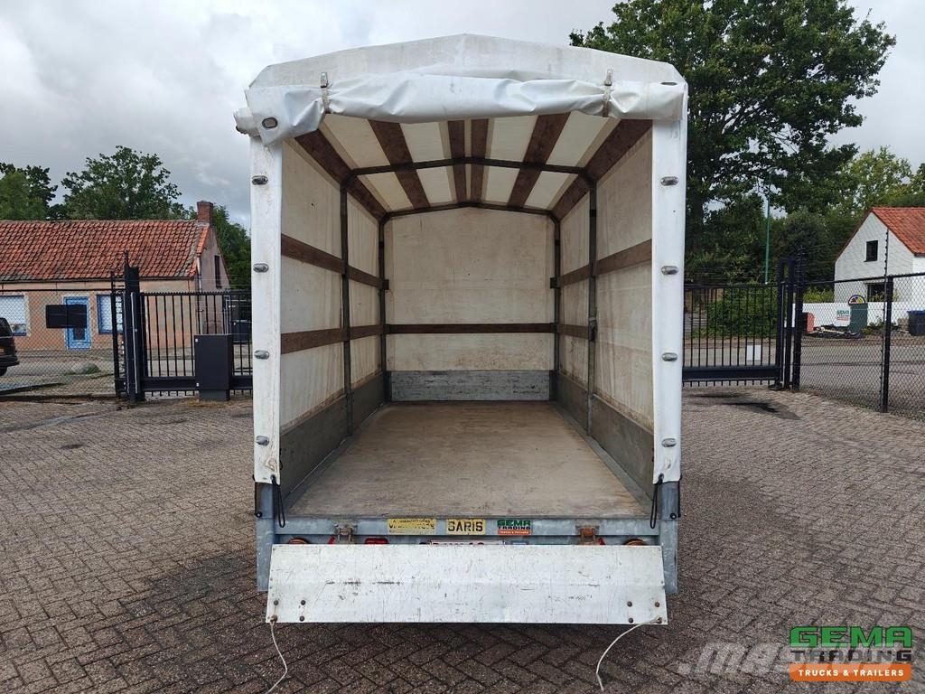 Saris P2000 2-Axle Trailer - Curtain Box 3.6m - Galvaniz Prikolica s ponjavo
