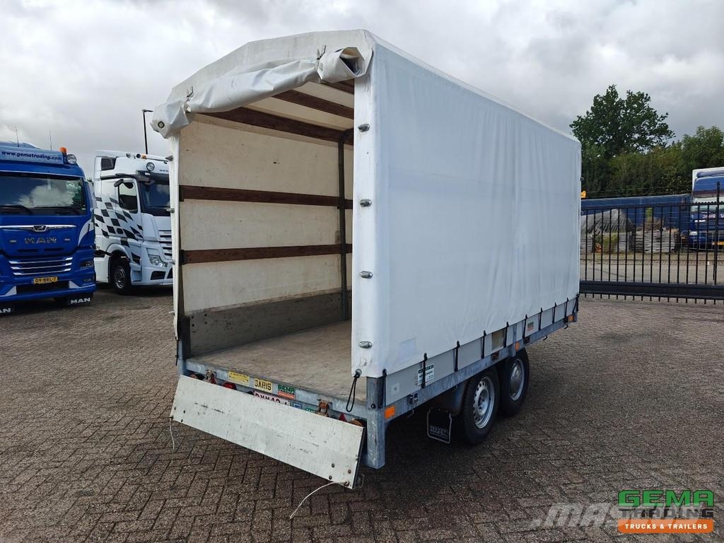 Saris P2000 2-Axle Trailer - Curtain Box 3.6m - Galvaniz Prikolica s ponjavo