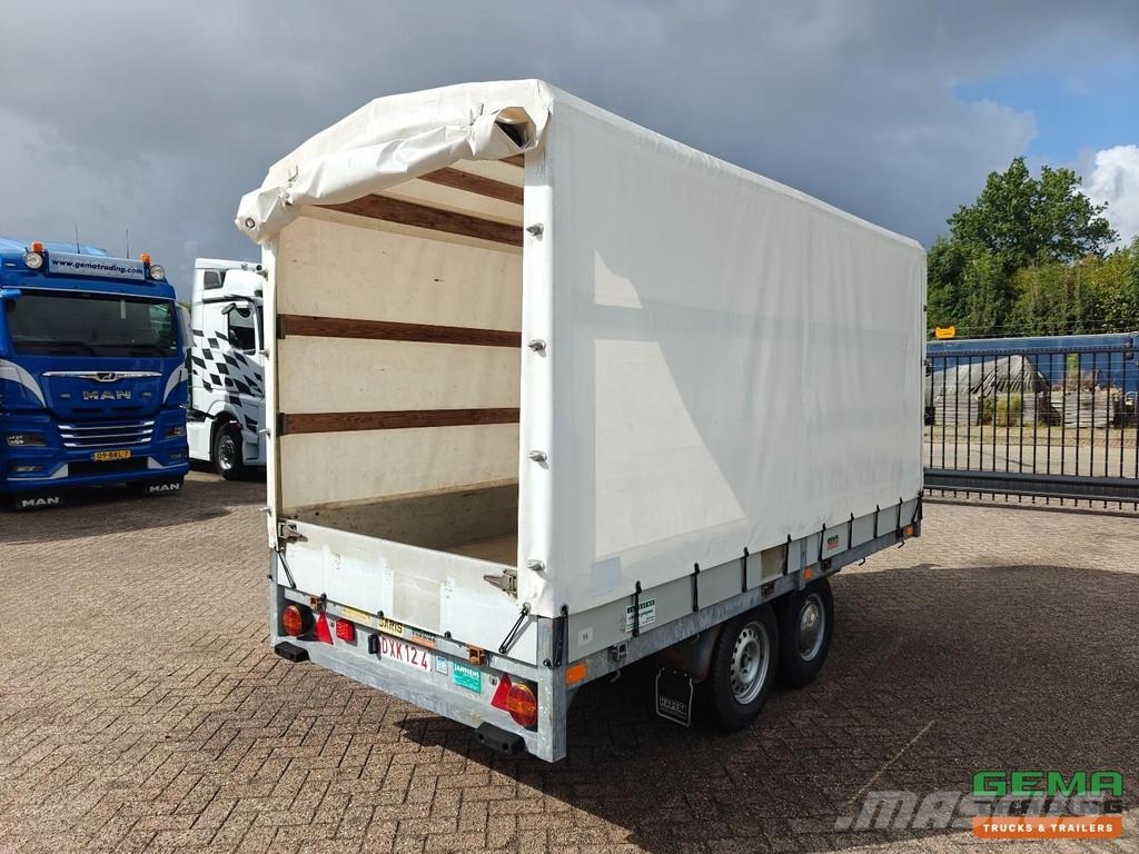 Saris P2000 2-Axle Trailer - Curtain Box 3.6m - Galvaniz Prikolica s ponjavo