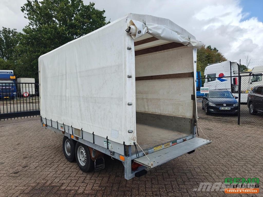 Saris P2000 2-Axle Trailer - Curtain Box 3.6m - Galvaniz Prikolica s ponjavo