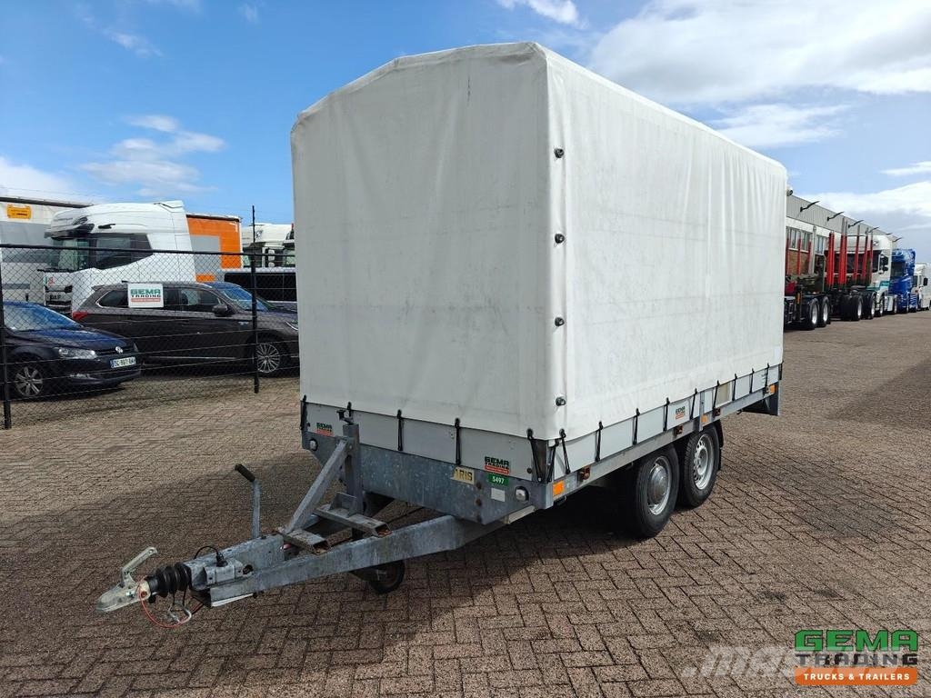 Saris P2000 2-Axle Trailer - Curtain Box 3.6m - Galvaniz Prikolica s ponjavo