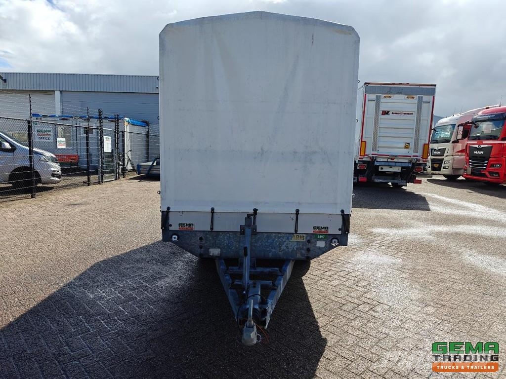 Saris P2000 2-Axle Trailer - Curtain Box 3.6m - Galvaniz Prikolica s ponjavo