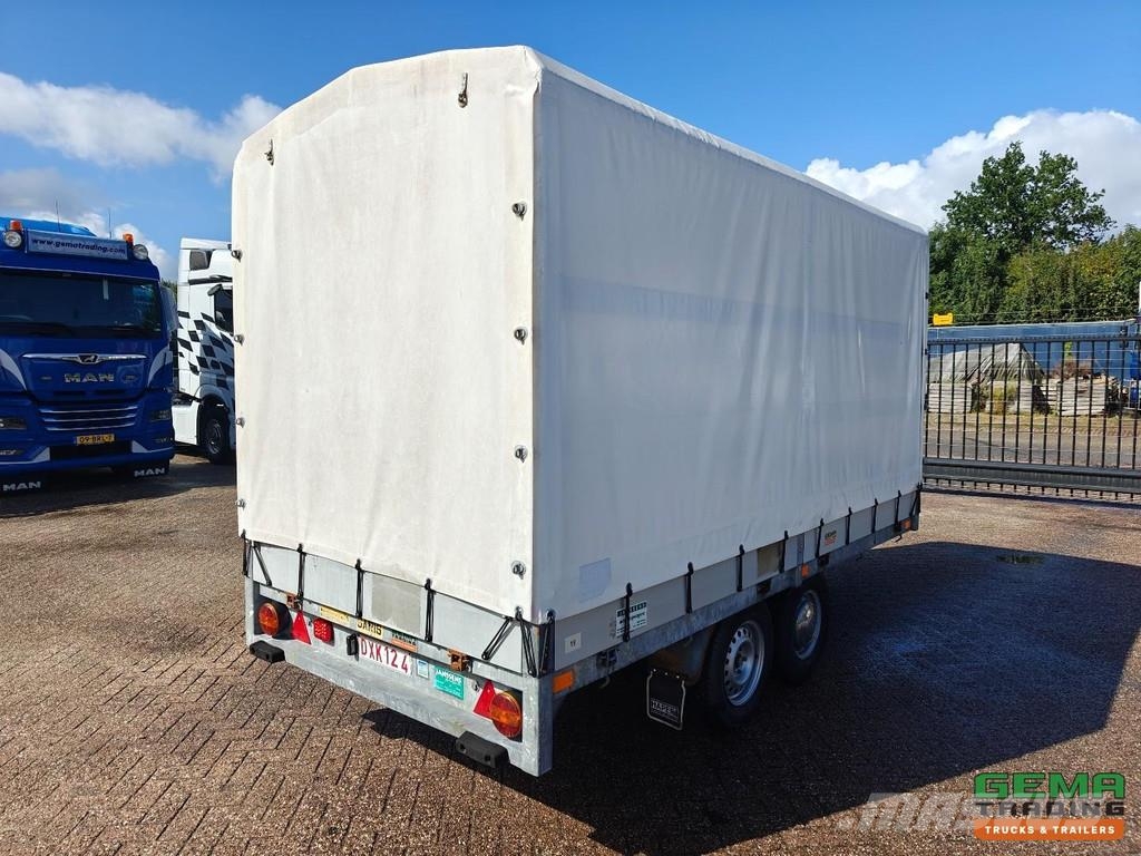 Saris P2000 2-Axle Trailer - Curtain Box 3.6m - Galvaniz Prikolica s ponjavo