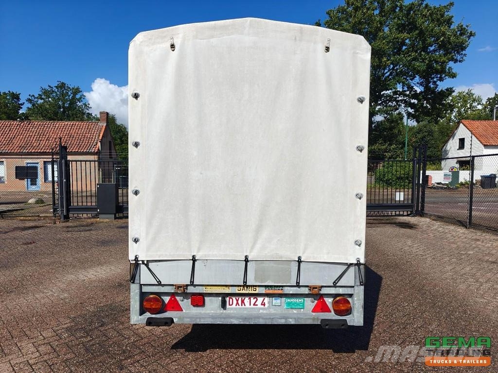 Saris P2000 2-Axle Trailer - Curtain Box 3.6m - Galvaniz Prikolica s ponjavo