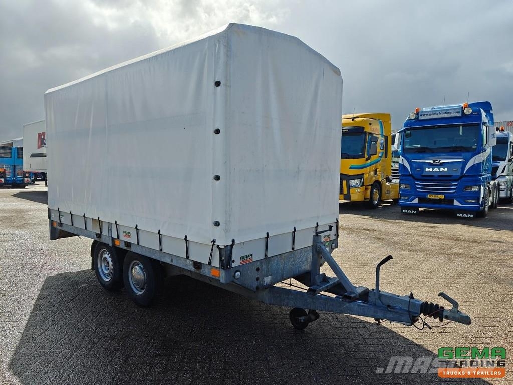 Saris P2000 2-Axle Trailer - Curtain Box 3.6m - Galvaniz Prikolica s ponjavo