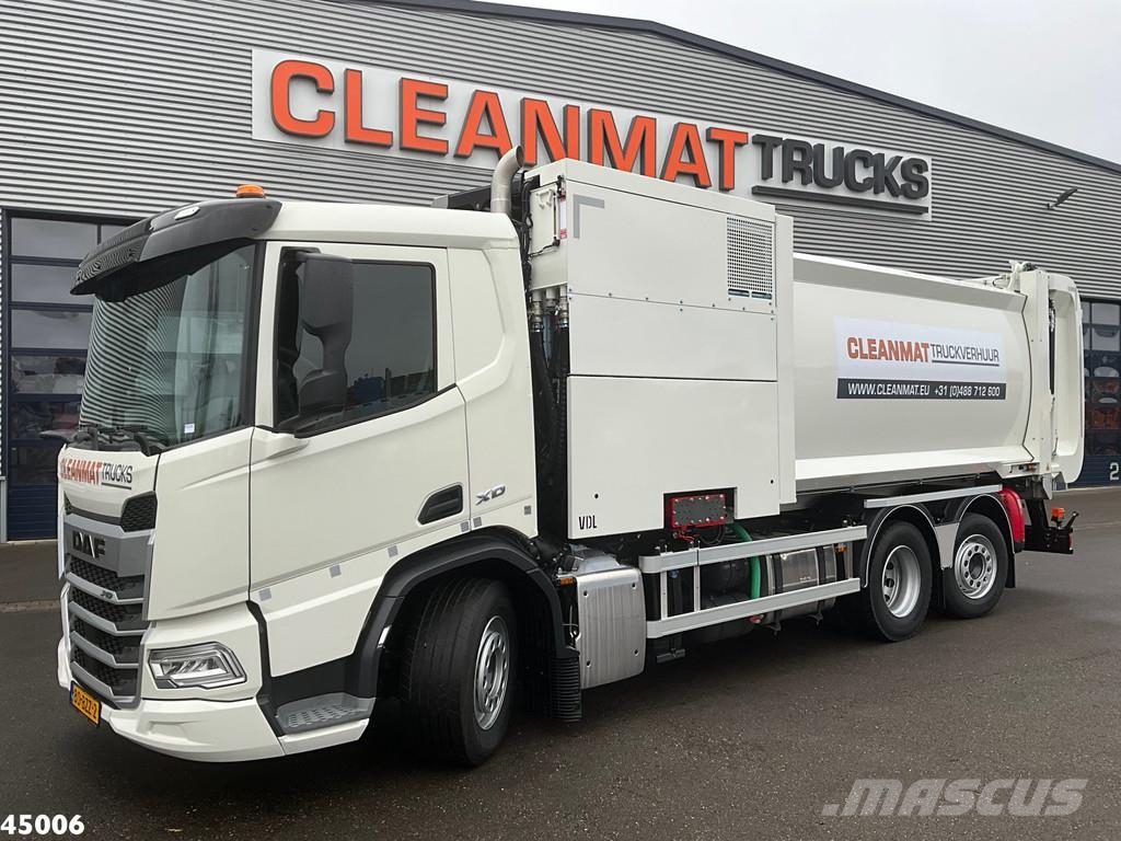 DAF FAN XD 340 VDL Translift zijlader Śmieciarki