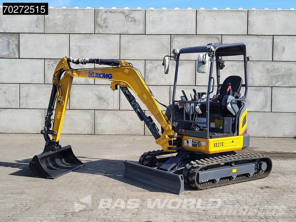 XCMG XE27 E FACTORY WARRANTY - CW / 3 BUCKETS - KUBOTA حفارات صغيرة أقل من 7 طن (حفارات صغيرة)