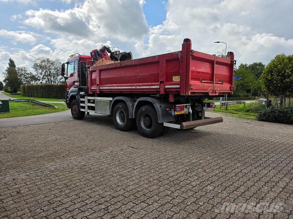MAN TGS 420 !!6X6!! Z-CRANE TIPPER NL TRUCK TOP!! Kiperi kamioni