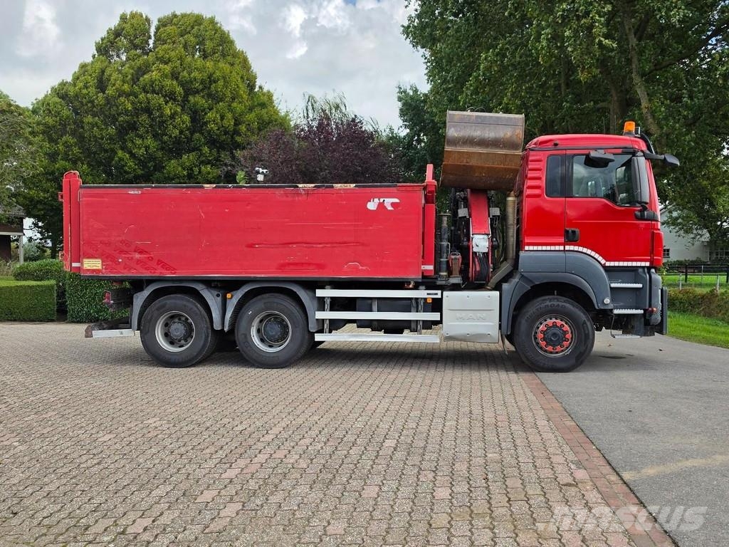 MAN TGS 420 !!6X6!! Z-CRANE TIPPER NL TRUCK TOP!! Kiperi kamioni