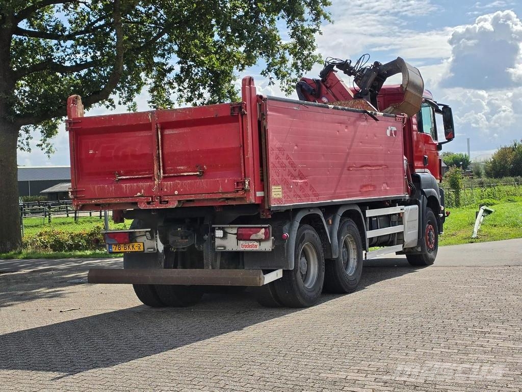 MAN TGS 420 !!6X6!! Z-CRANE TIPPER NL TRUCK TOP!! Kiperi kamioni