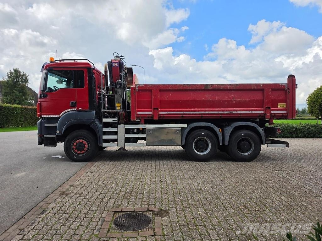 MAN TGS 420 !!6X6!! Z-CRANE TIPPER NL TRUCK TOP!! Kiperi kamioni