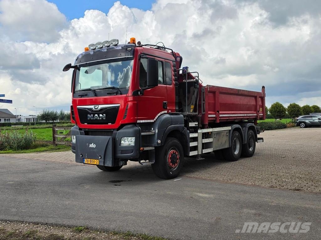 MAN TGS 420 !!6X6!! Z-CRANE TIPPER NL TRUCK TOP!! Kiperi kamioni