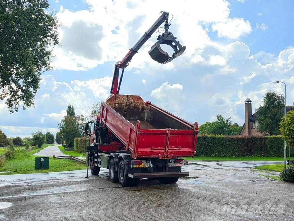 MAN TGS 420 !!6X6!! Z-CRANE TIPPER NL TRUCK TOP!! Kiperi kamioni