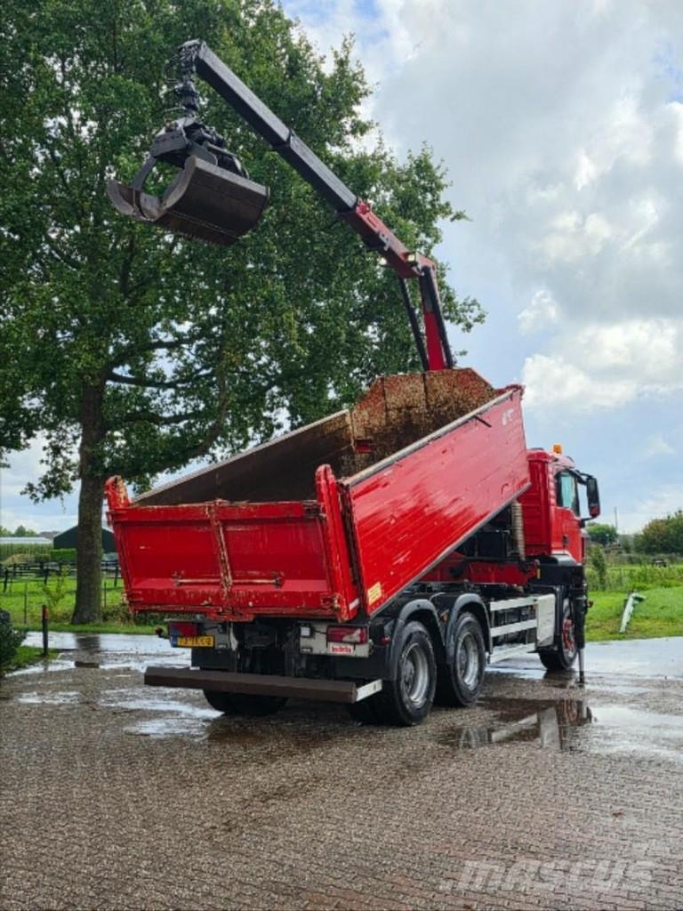 MAN TGS 420 !!6X6!! Z-CRANE TIPPER NL TRUCK TOP!! Kiperi kamioni