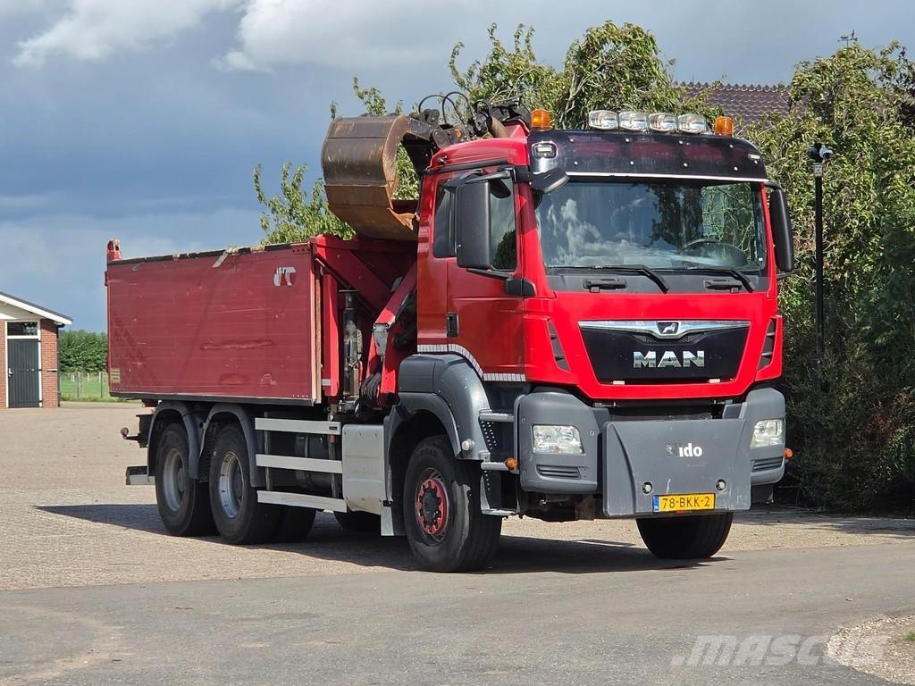 MAN TGS 420 !!6X6!! Z-CRANE TIPPER NL TRUCK TOP!! Kiperi kamioni