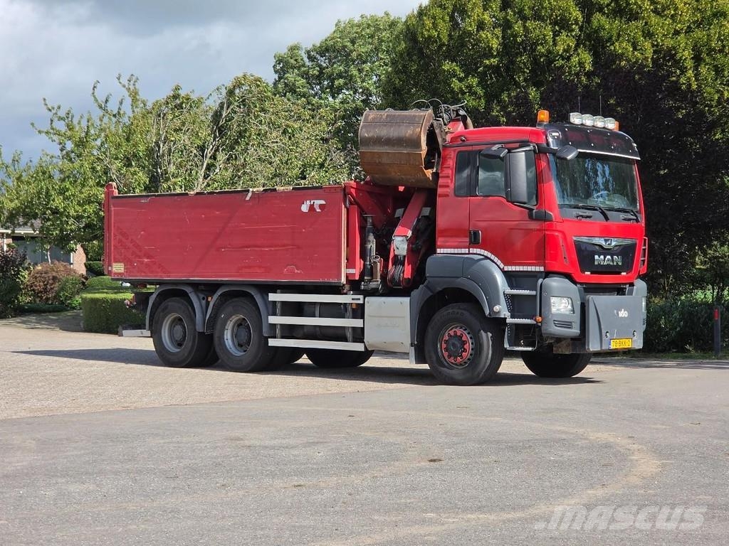 MAN TGS 420 !!6X6!! Z-CRANE TIPPER NL TRUCK TOP!! Kiperi kamioni
