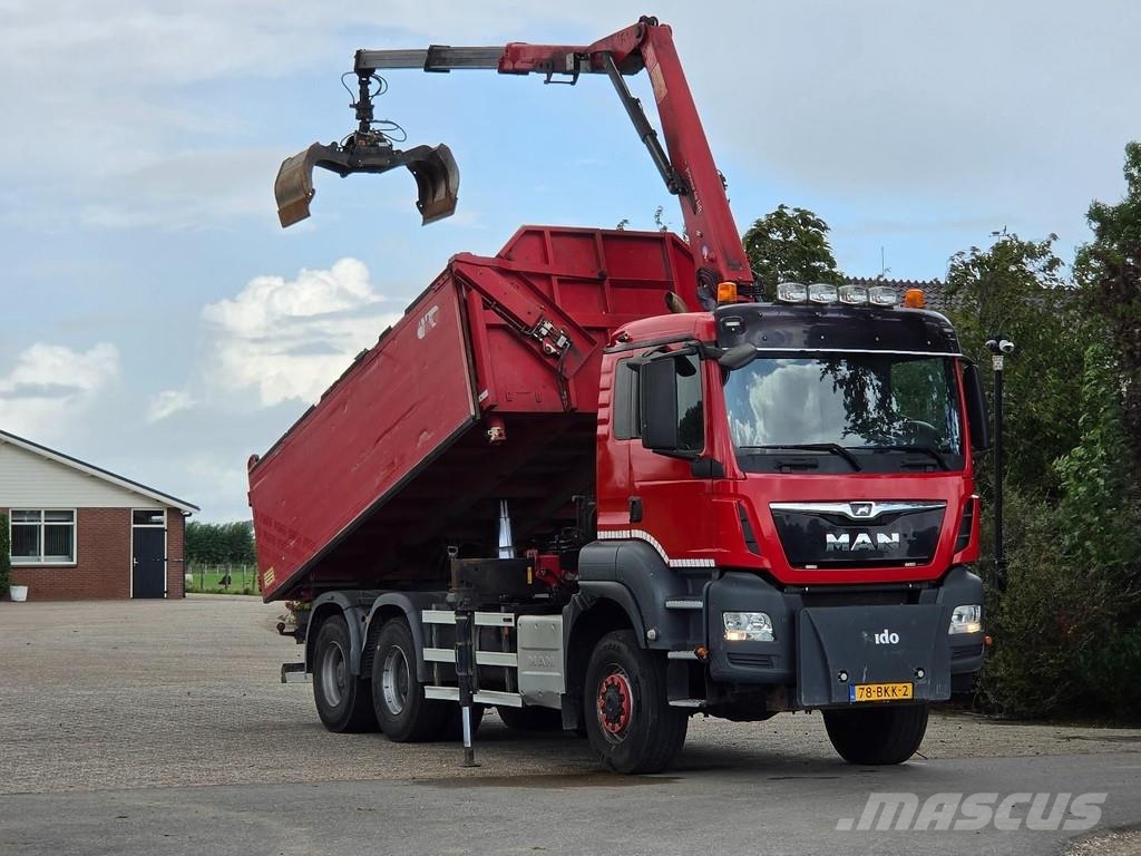 MAN TGS 420 !!6X6!! Z-CRANE TIPPER NL TRUCK TOP!! Kiperi kamioni