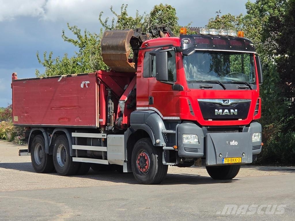 MAN TGS 420 !!6X6!! Z-CRANE TIPPER NL TRUCK TOP!! Kiperi kamioni